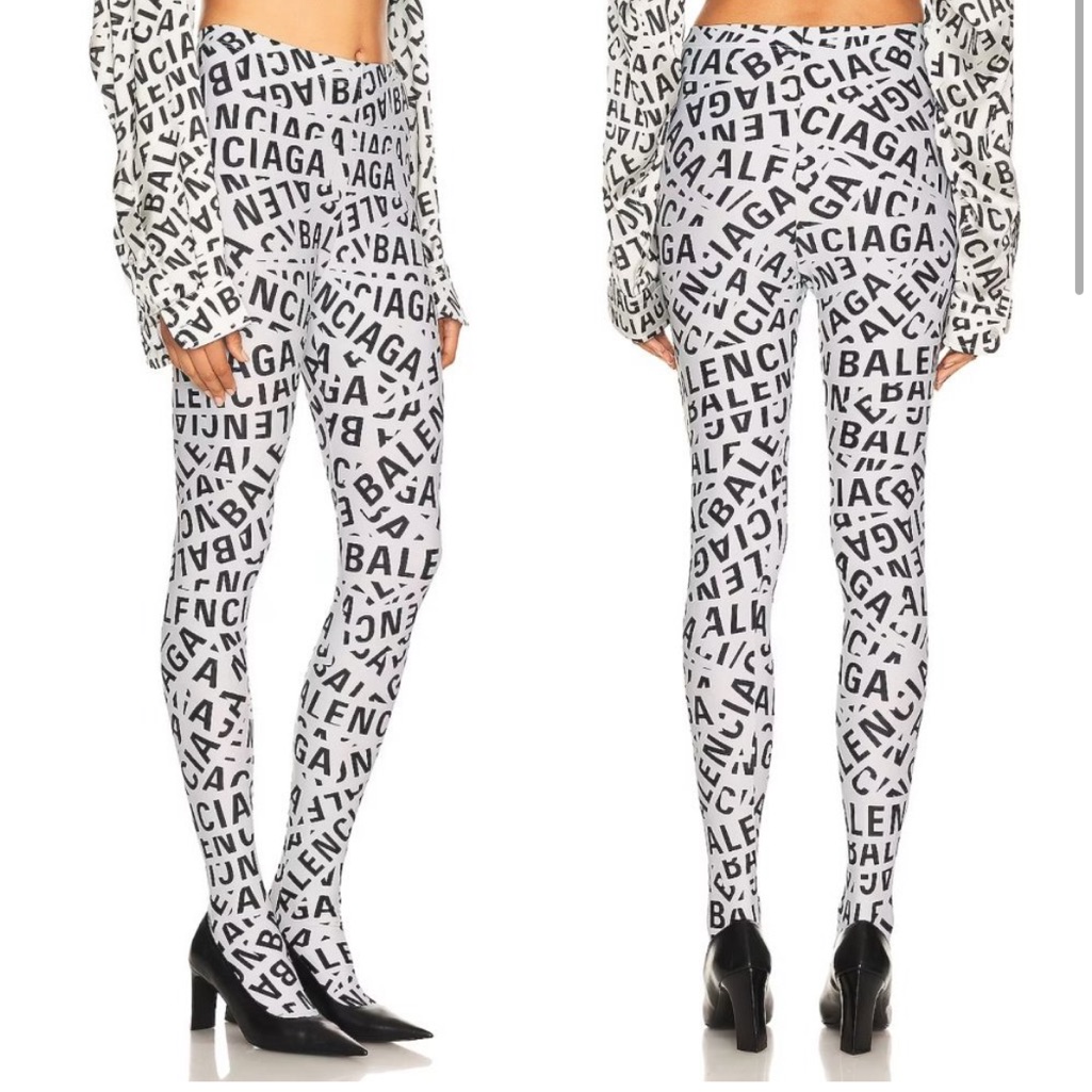 Balenciaga Logo Tights Rare Authentic